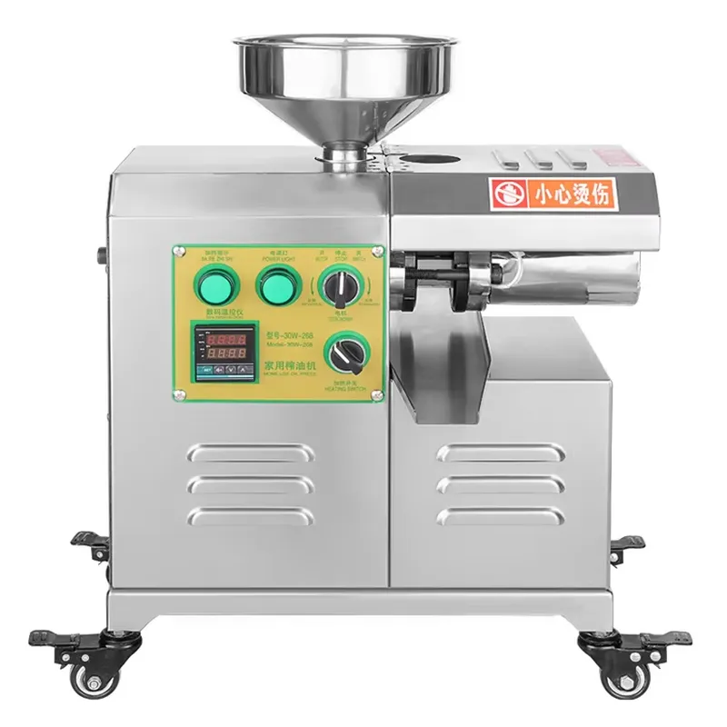 Home Cooking Oil Making Machine - Einzigartige Funktionen Erdnussöl-Herstellungsmaschine Olivenöl-Extraktionsmaschine Kaltpresse Elektrische