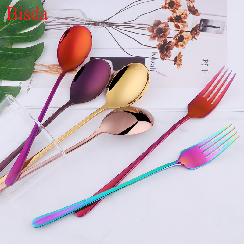 Home Cooking Utensil Set - 2 Teile/satz Abendessen Gabel Edelstahl Gabel