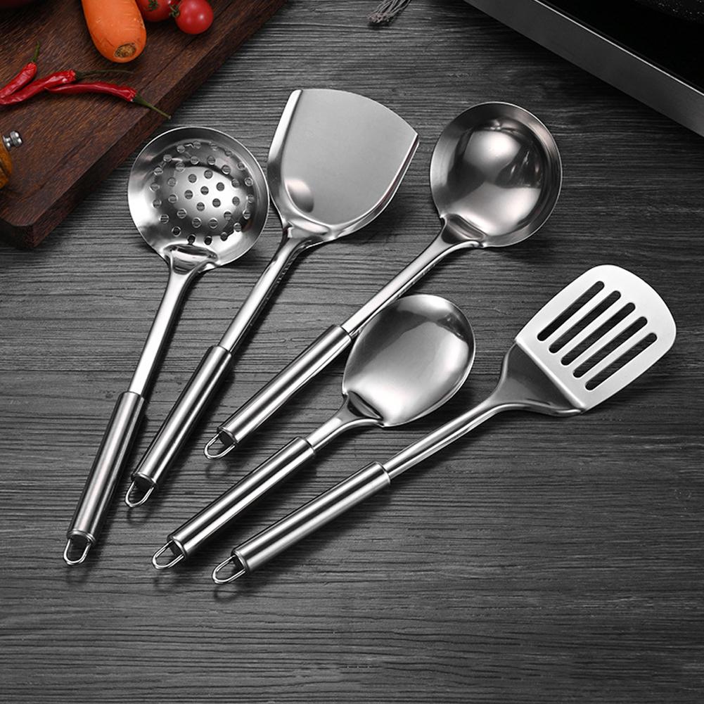 Home Cooking Utensil Set - 5 TEILE/SATZ Edelstahl Praktische Spachtel Küche