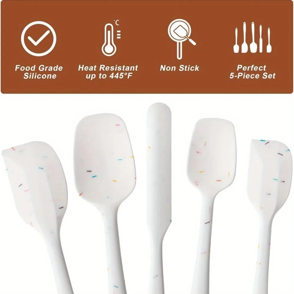 ​ 6-teiliges Silikon-Spatel-Se – Home Cooking Utensil Set Bewertung und Preis